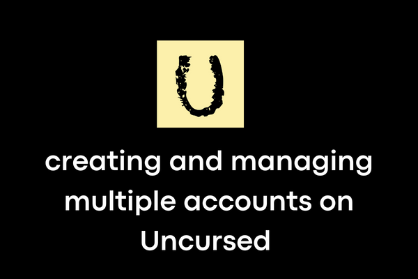 Managing multiple accounts